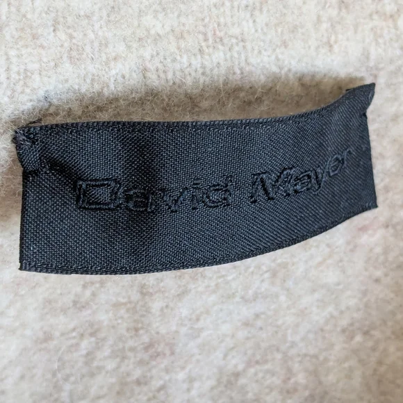 David Mayor Zip Front Wool Sweater Size Medium - Picture 9 of 9